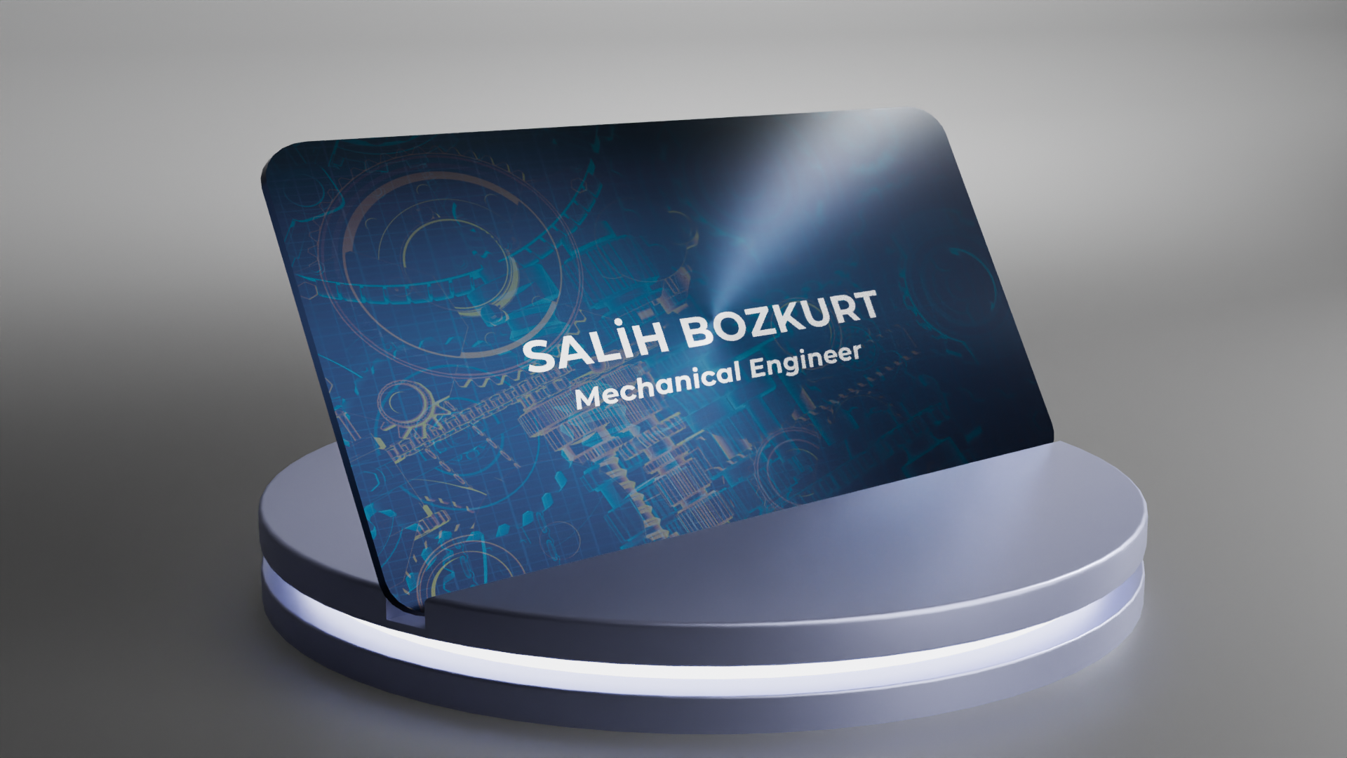 Makine Mühendisi Kartı - Ön