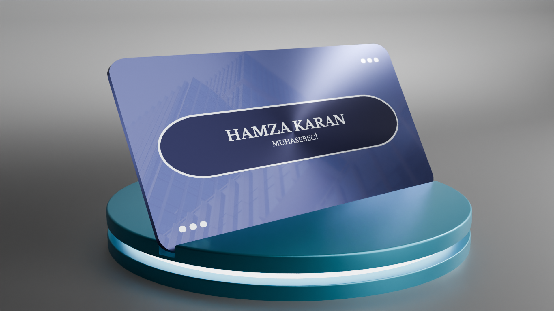 Muhasebe Kartı - Ön